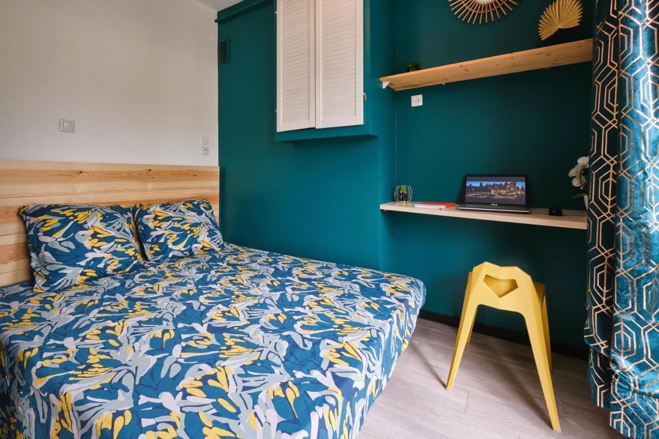 Tout Confort ! Climatisation, Centre-Ville, Parking, Terrasse, Wifi, Netflix 卡尔卡松 外观 照片